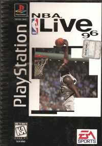NBA Live '96 Playstation US box art
